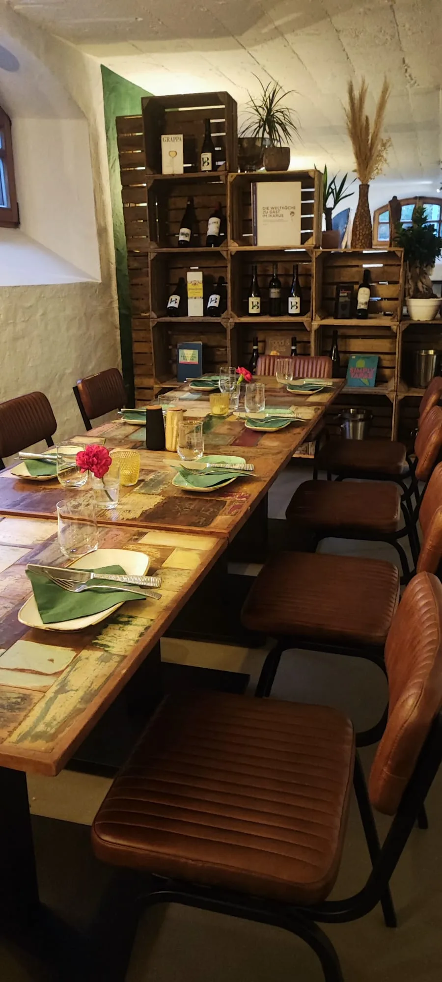 Gedeckter Tisch im Tasty Restaurant in Herrsching